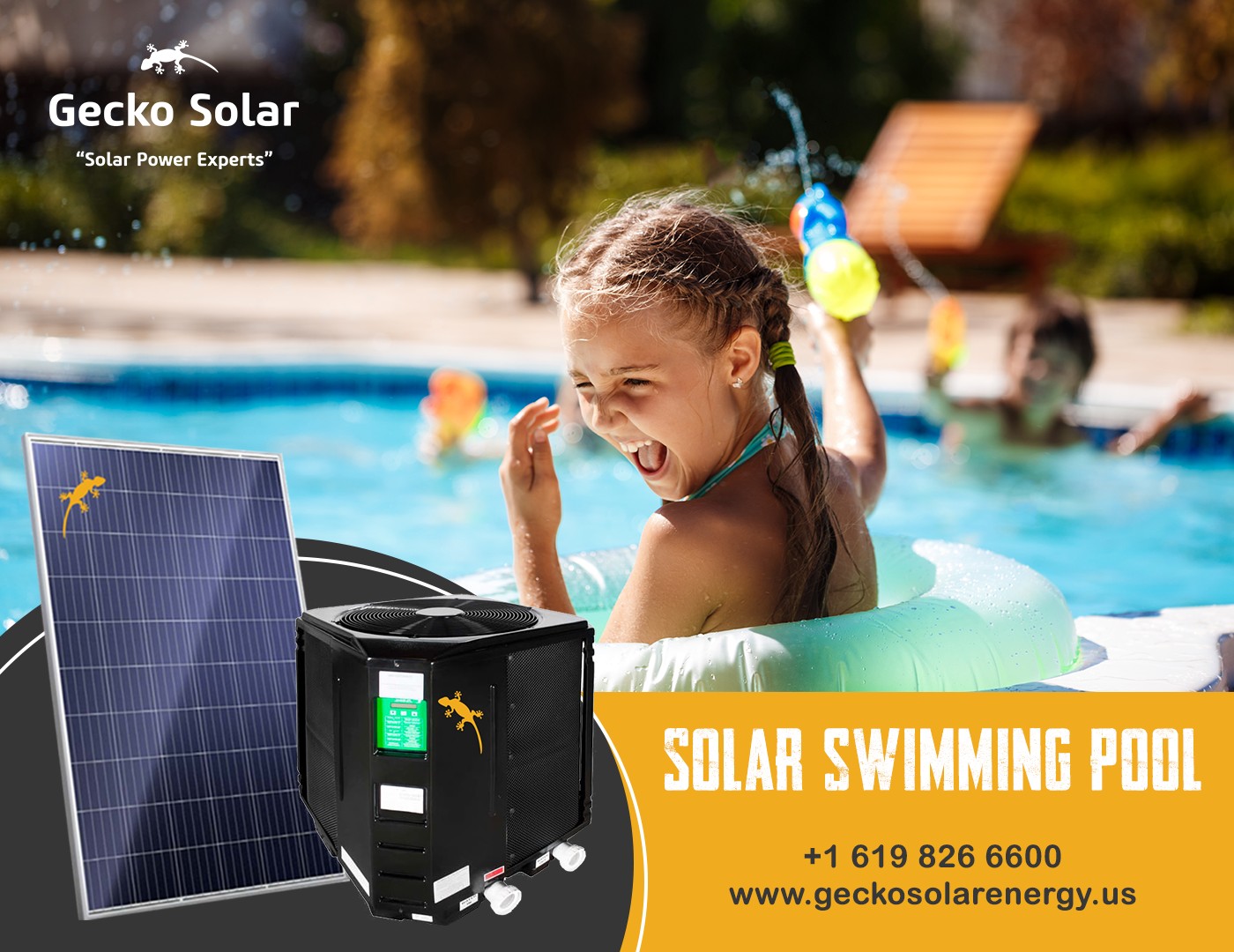The pool of your dreams 🤩☀️ With our... - Gecko Solar Energy | Facebook