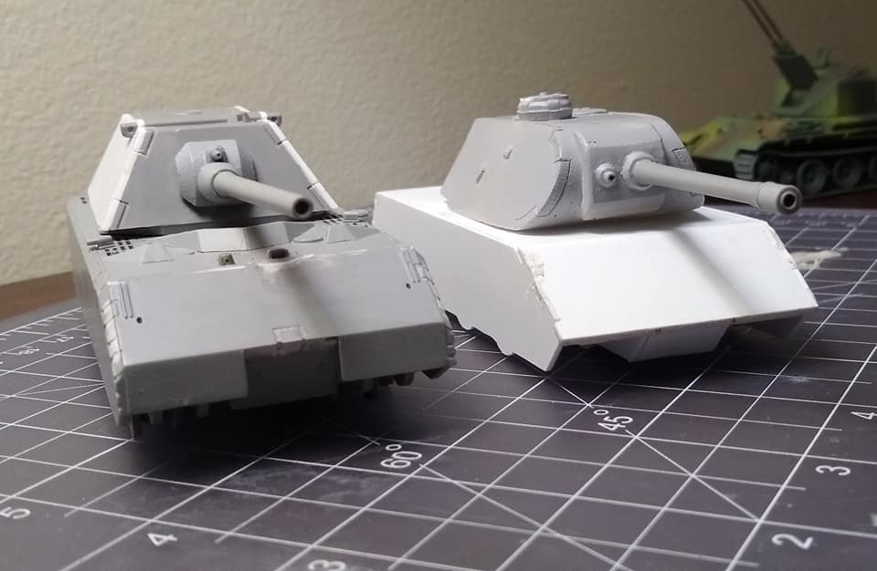 In process Maus in 1:72 from Dragon . Spring 1946