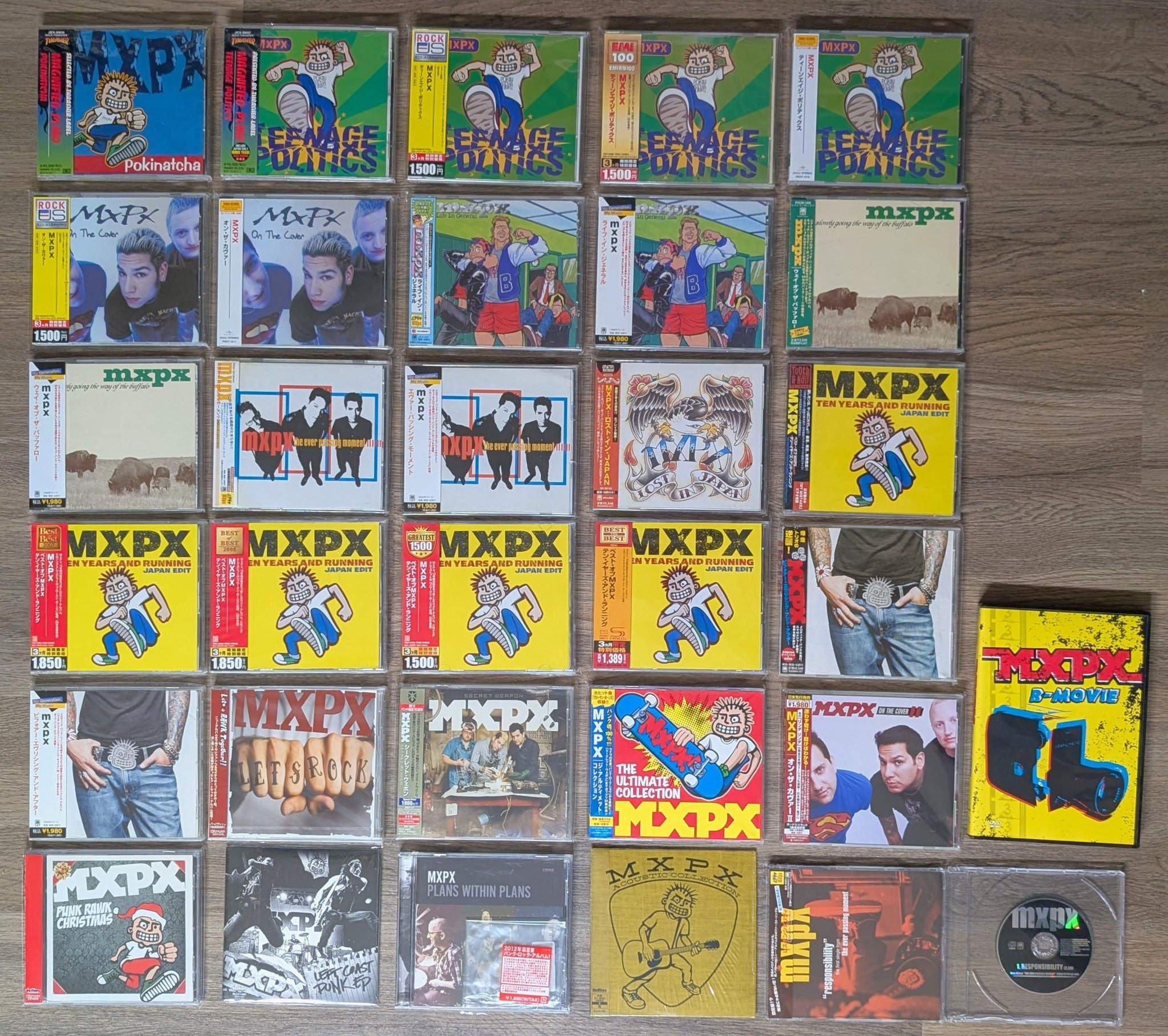 Radiohead fan secures all Japanese releases and live compilations