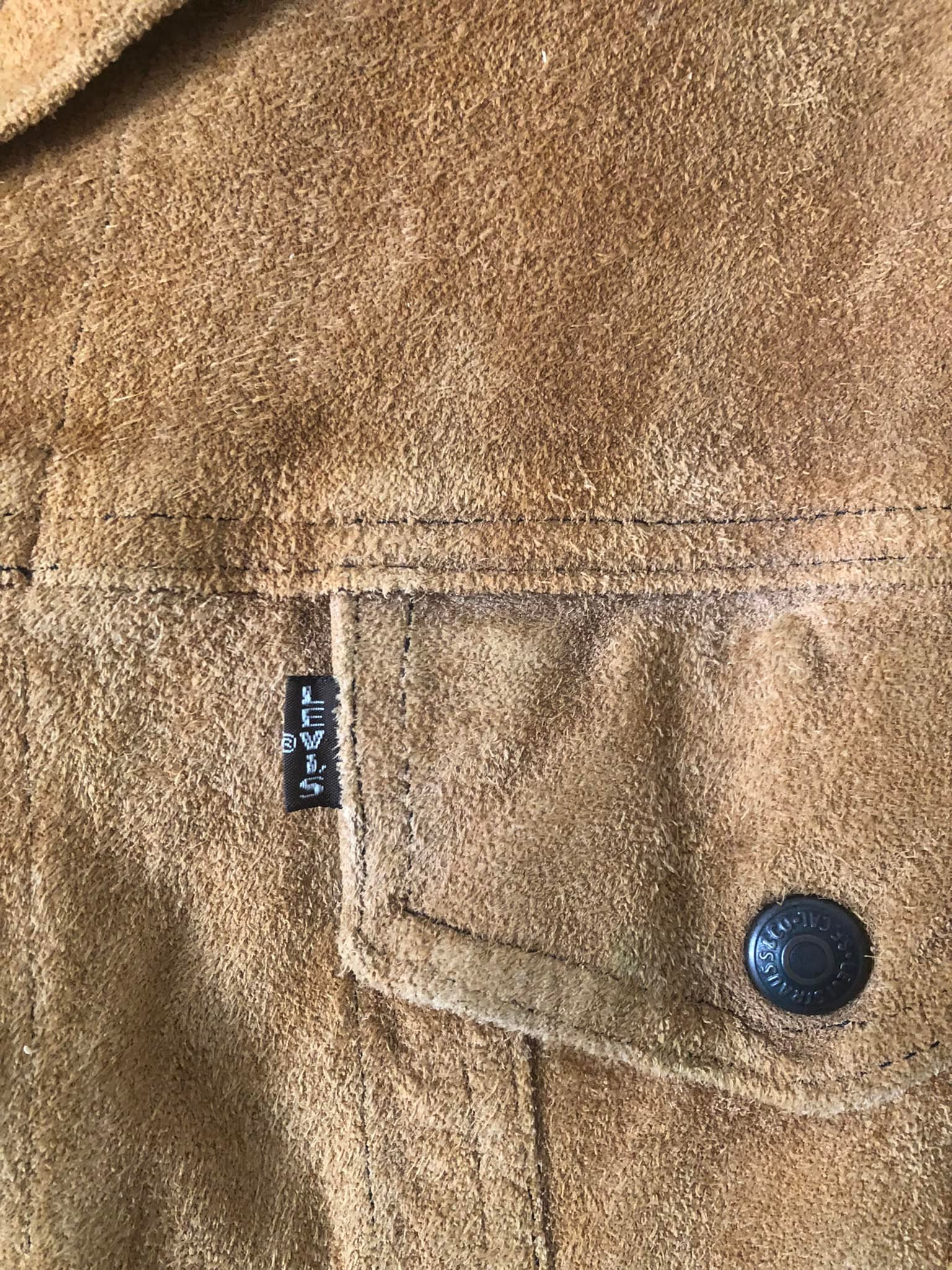 Levi Big E Suede Trucker Jacket in medium in mint condition. £650 