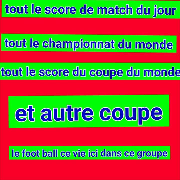 Tout Les Score De Match De Jour Facebook