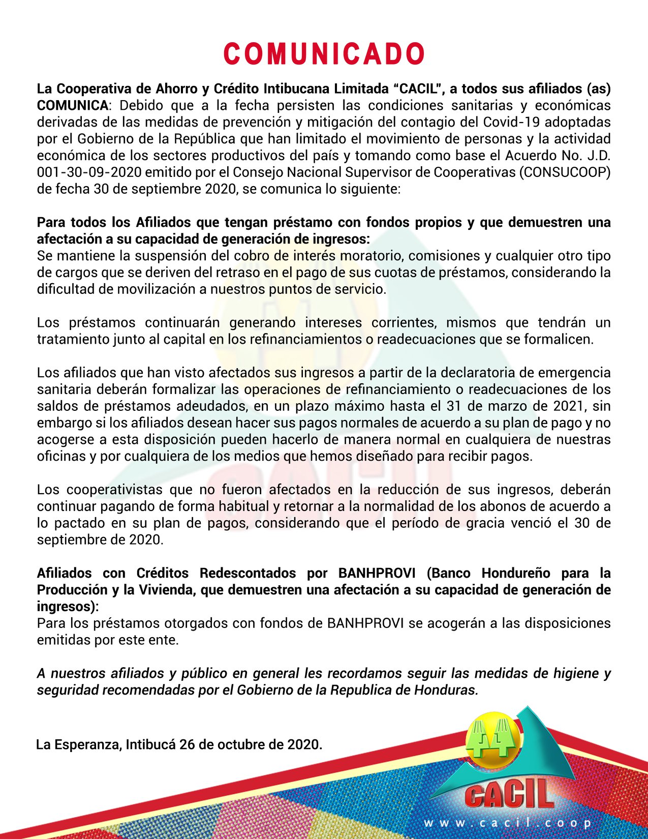 La Cooperativa de Ahorro y Crédito... - Cooperativa Cacil | Facebook