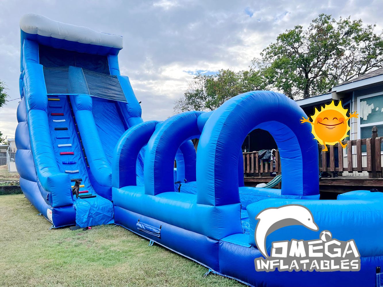 Omega Inflatables Factory - 🥰 Love the 22FT Blue Wave #Inflatable # ...