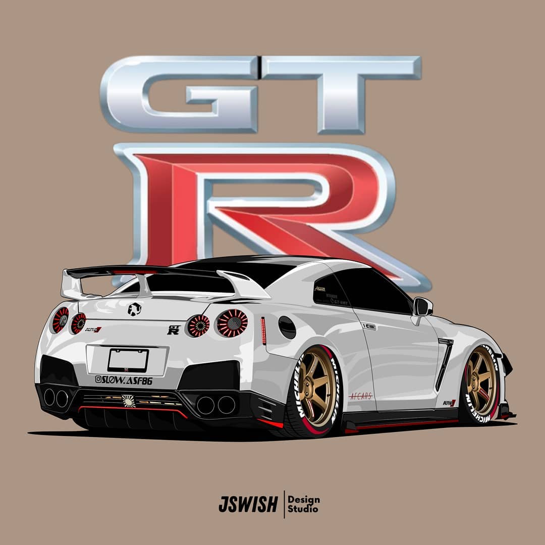 Nissan GT-R R35 🔥 . . . Digital car... - JSwish Design Studio