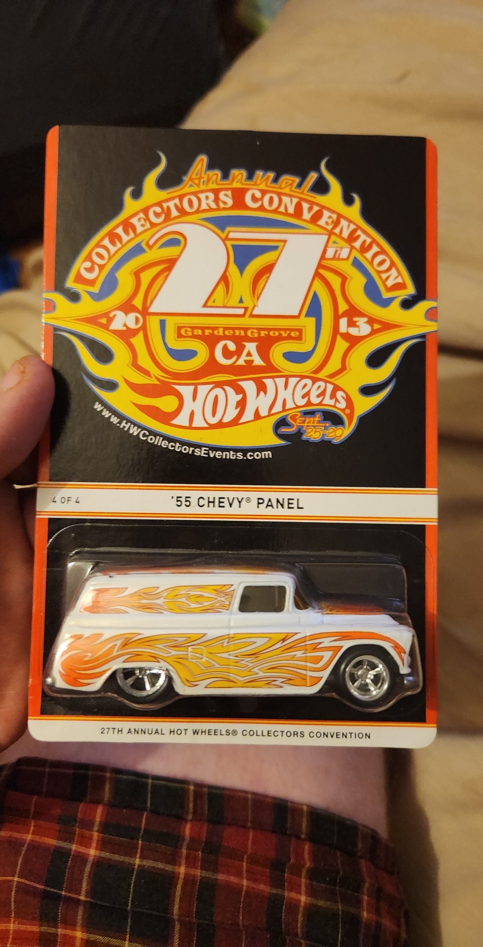 Vintage 55 Chevy panel Hot Wheels