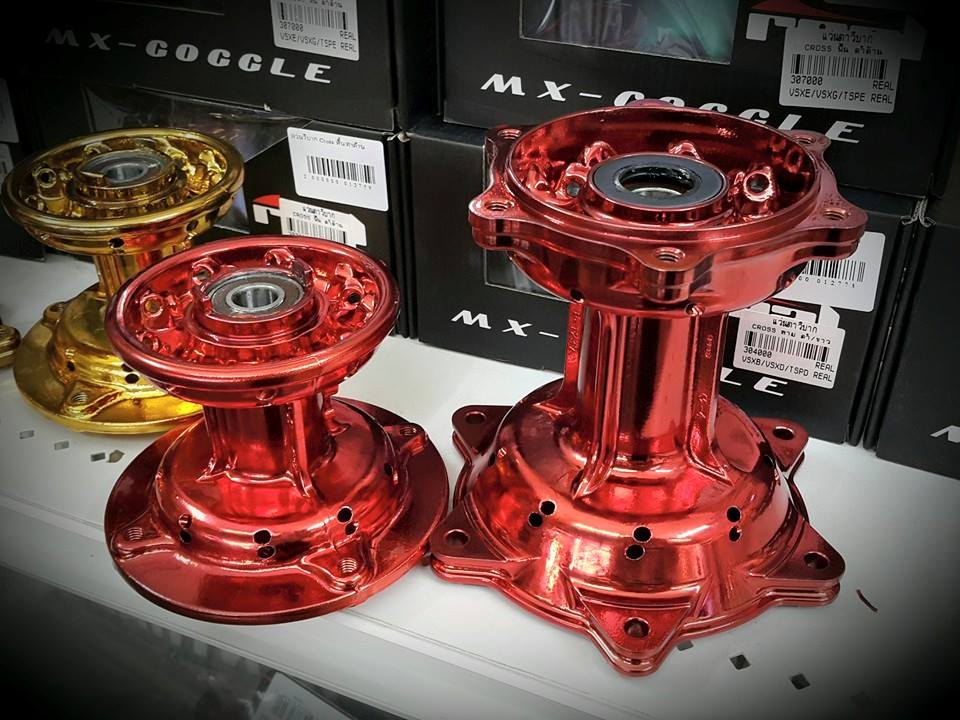 TNT MOTOR - ดุมแท้พ่นโครมแก้ว แดง ทอง รุ่น DTX,KLX250 cc.... | Facebook