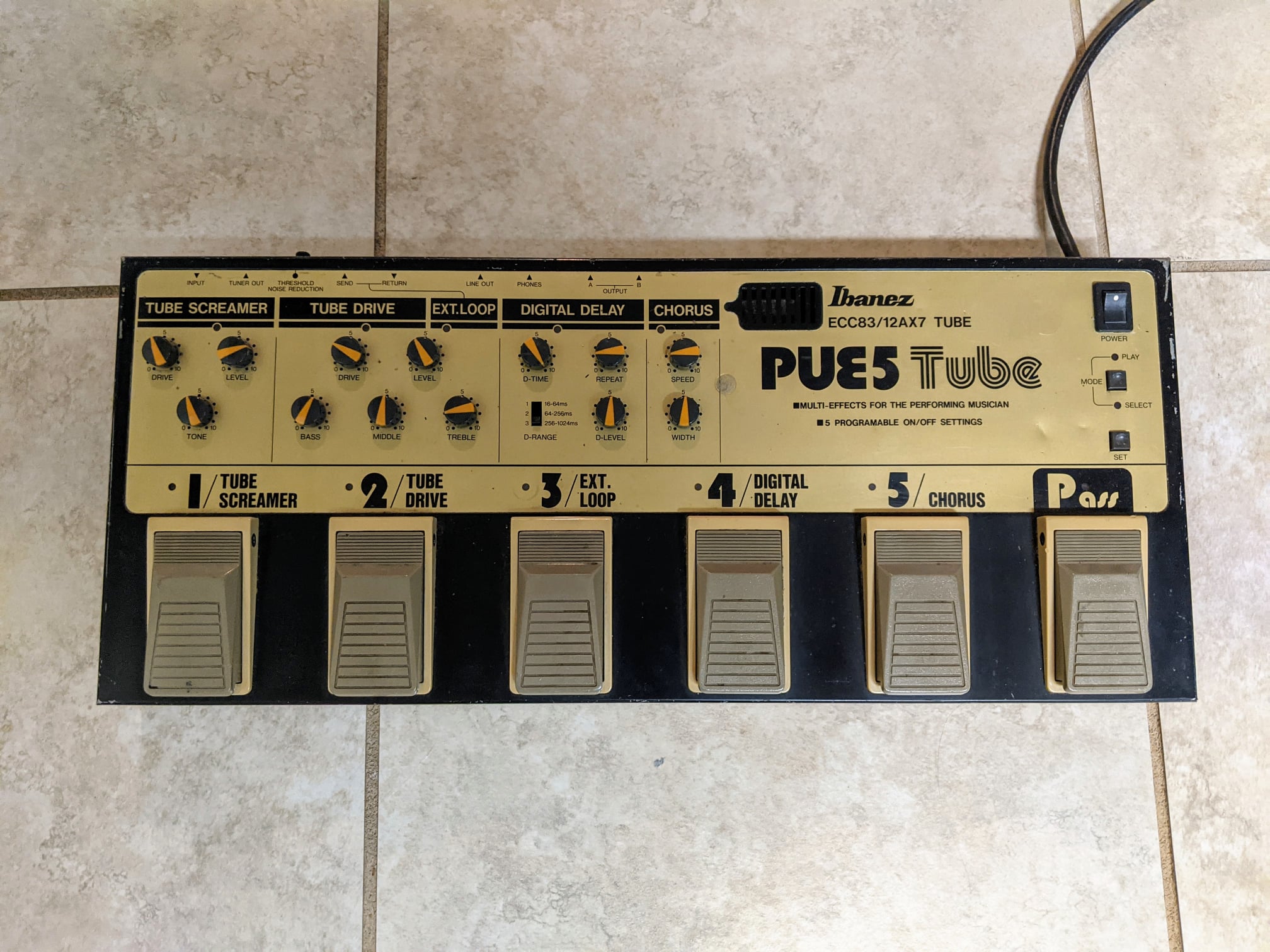 How fun is this? A PUE5 which has a Tube Screamer and a Tube (King 