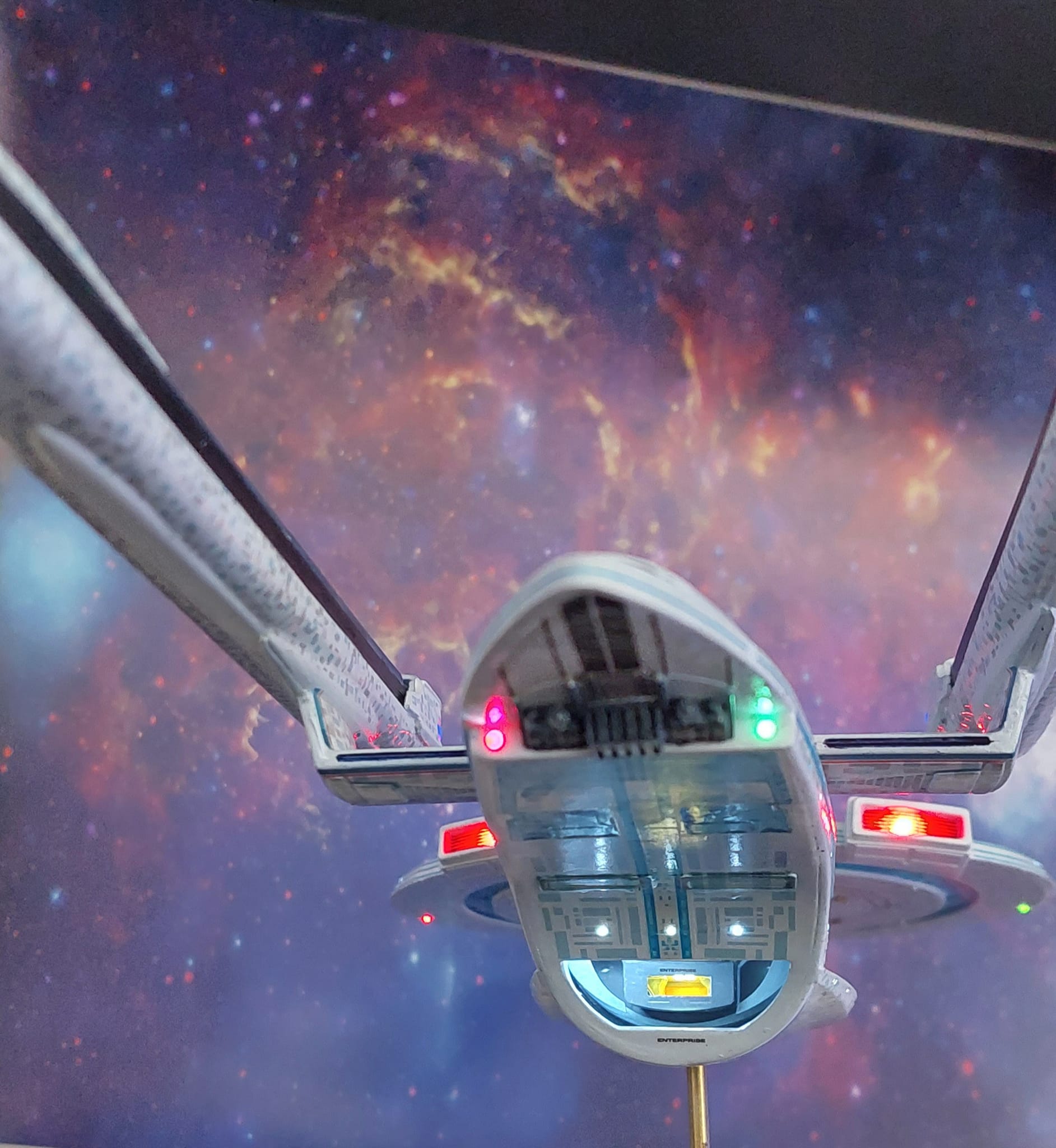 Star Trek: Ships Of The Line | Enterprise B model build complete | Facebook