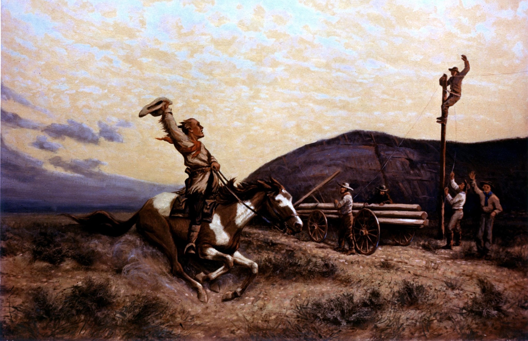 Matt - Painting by Carl Rakeman, 20th Century, for the U.S. Department ...