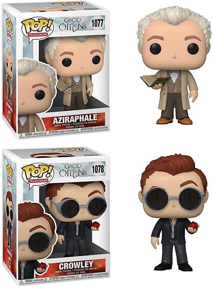Pre Order Now! The new Good Omens Funko POPs! Are abailable below