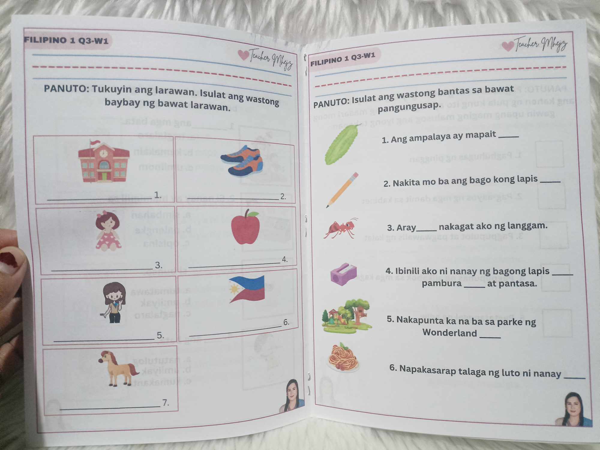 Grade 1 Quarter 3 Week... - Free Grade 1 Files -Teacher Mhejz | Facebook