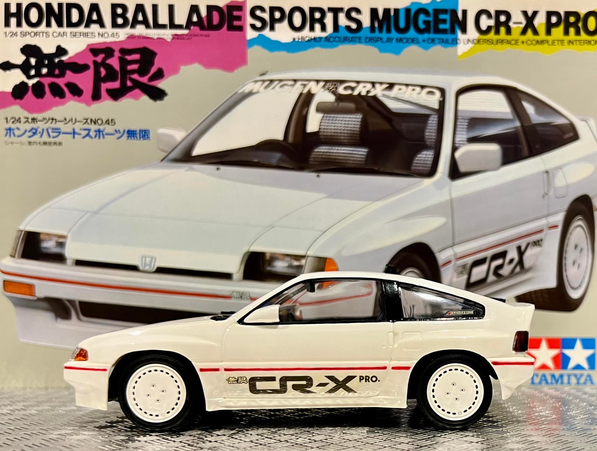 1/24 Tamiya 24045 Honda Ballade Sports Mugen CR-X Pro