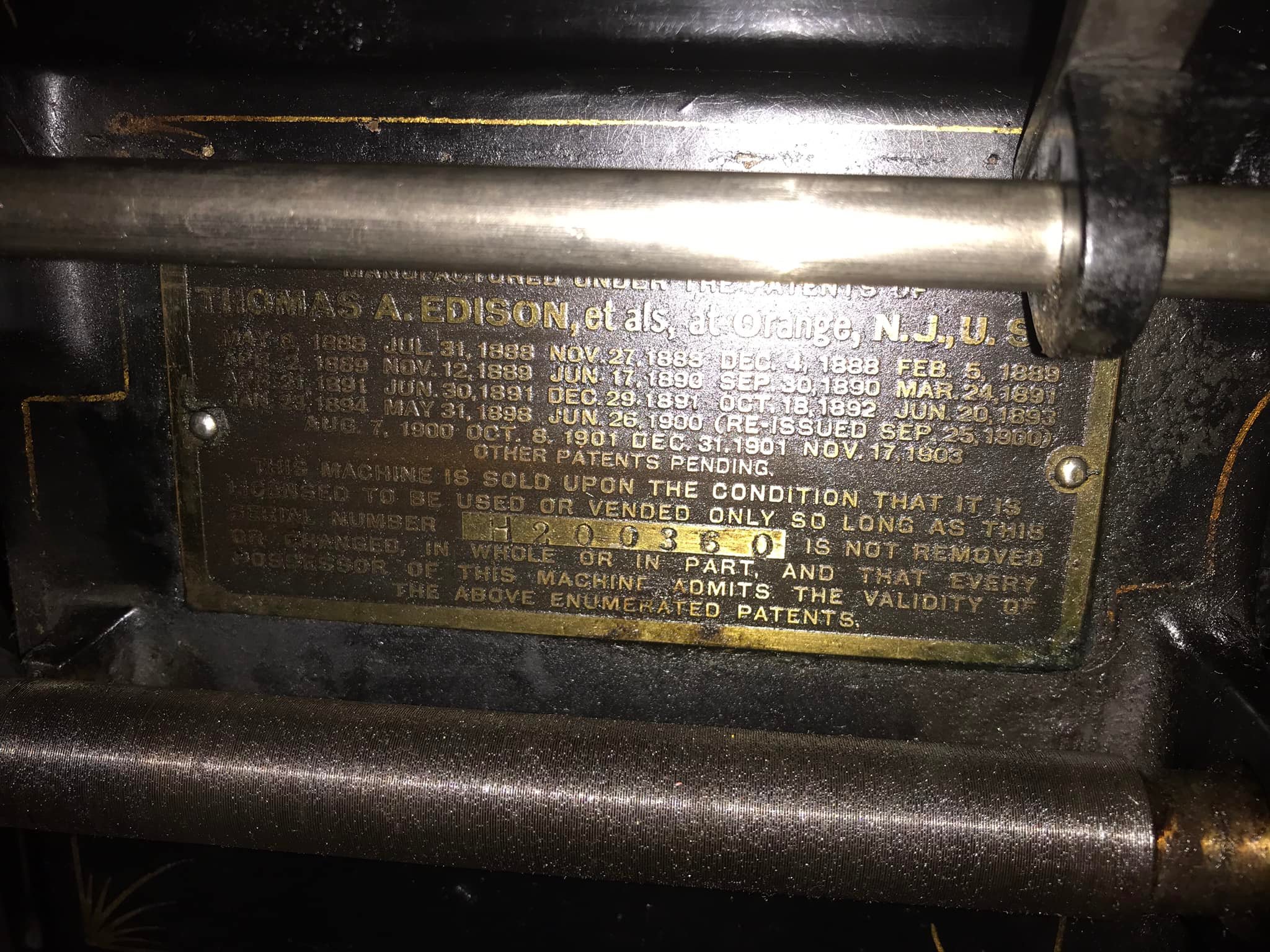 Got this thing sitting in my attic where is the serial number on