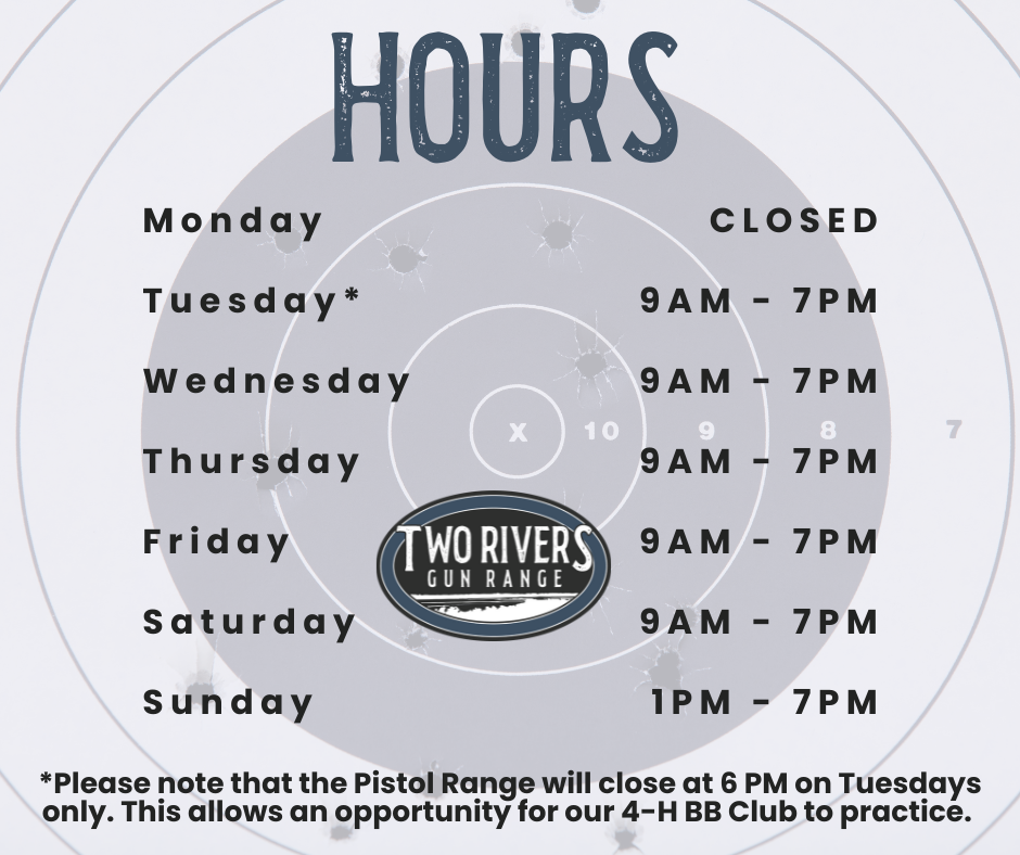 Two - It's the start of a FUN weekend at Two Rivers Gun Range! Join us ...