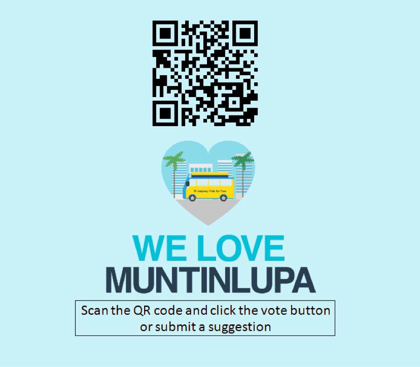 SCAN the QR... - City Government of Muntinlupa - OFFICIAL