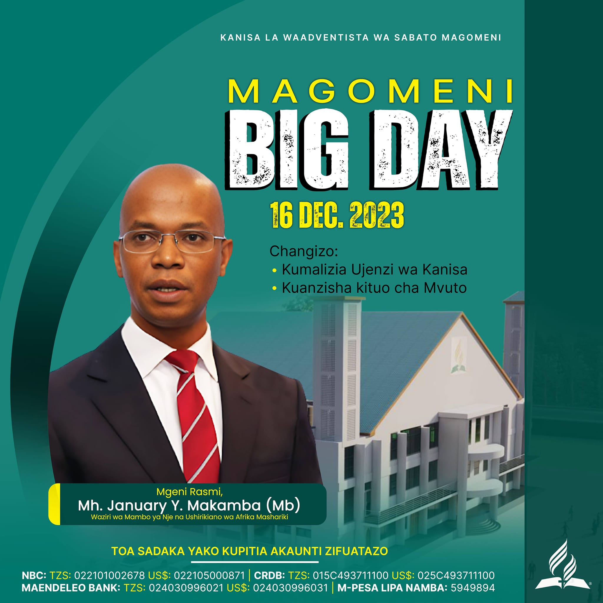 Magomeni Seventh-Day Adventist Church | Dar es Salaam
