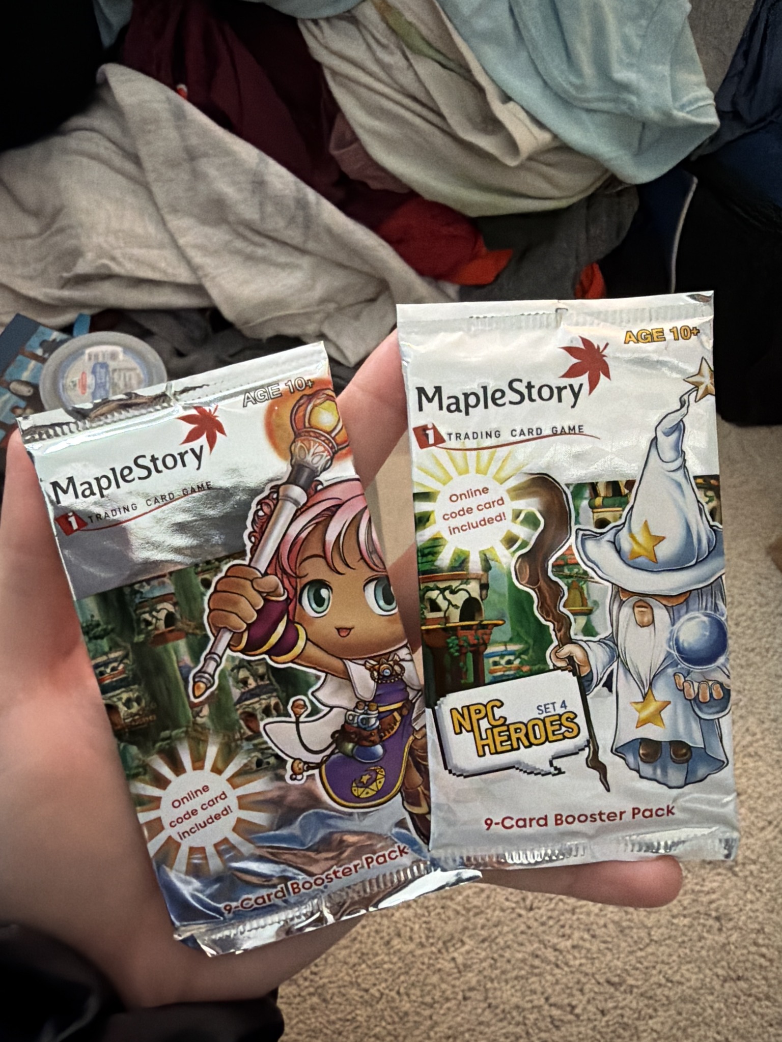 maplestory booster box Maple Story Trading Card Game Pack 2007 Set 1 Sealed NPC Heroes MapleStory iTrading Card Game [iTCG]: