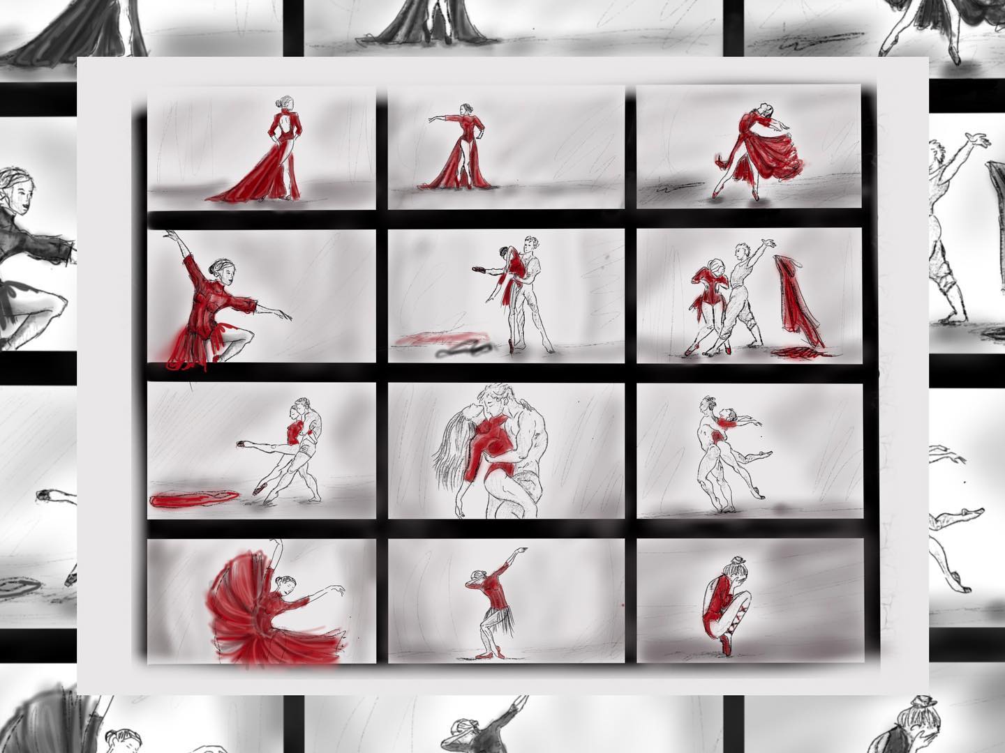 🩰contemporary ballet dance storyboard.... - Barbara Costumes | Facebook