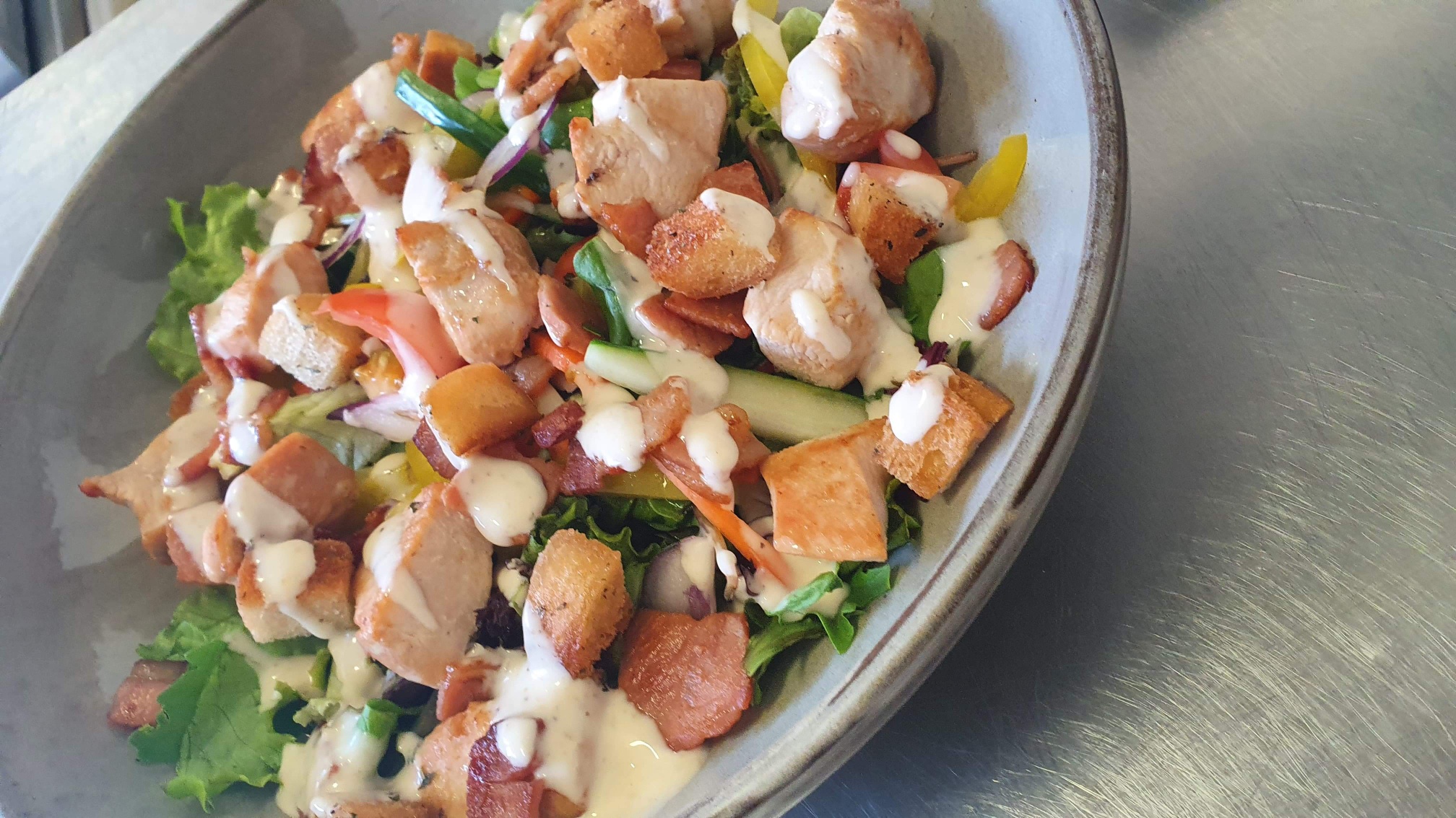 Our gorgeous chicken caesar salad... - The Blue Bell Ranskill | Facebook