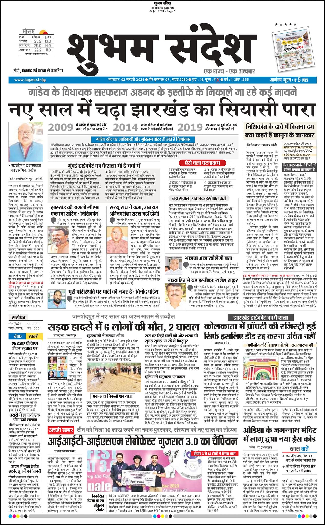 Shubham Sandesh | Ranchi
