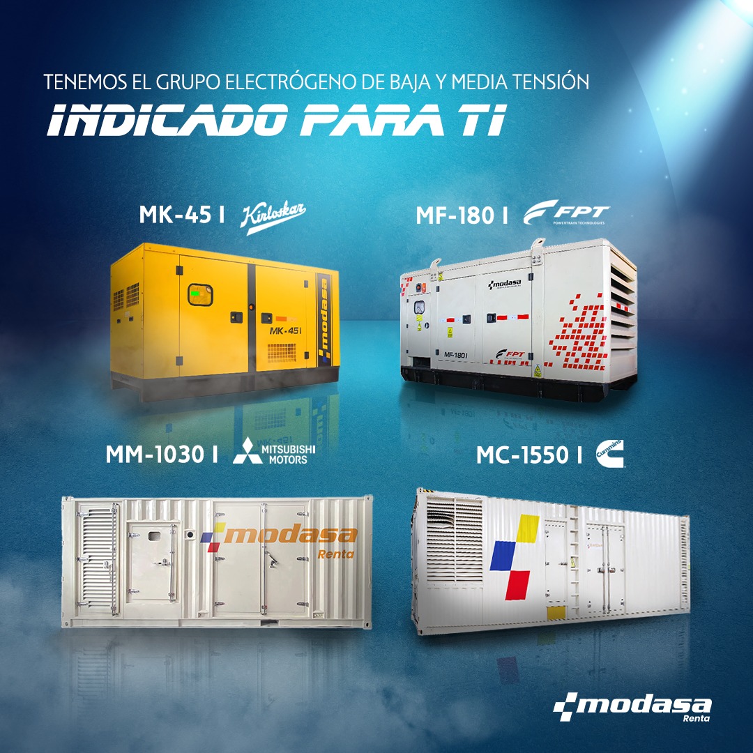 Modasa Renta - 💪🏼¡El Grupo Electrógeno que necesita tu... | Facebook
