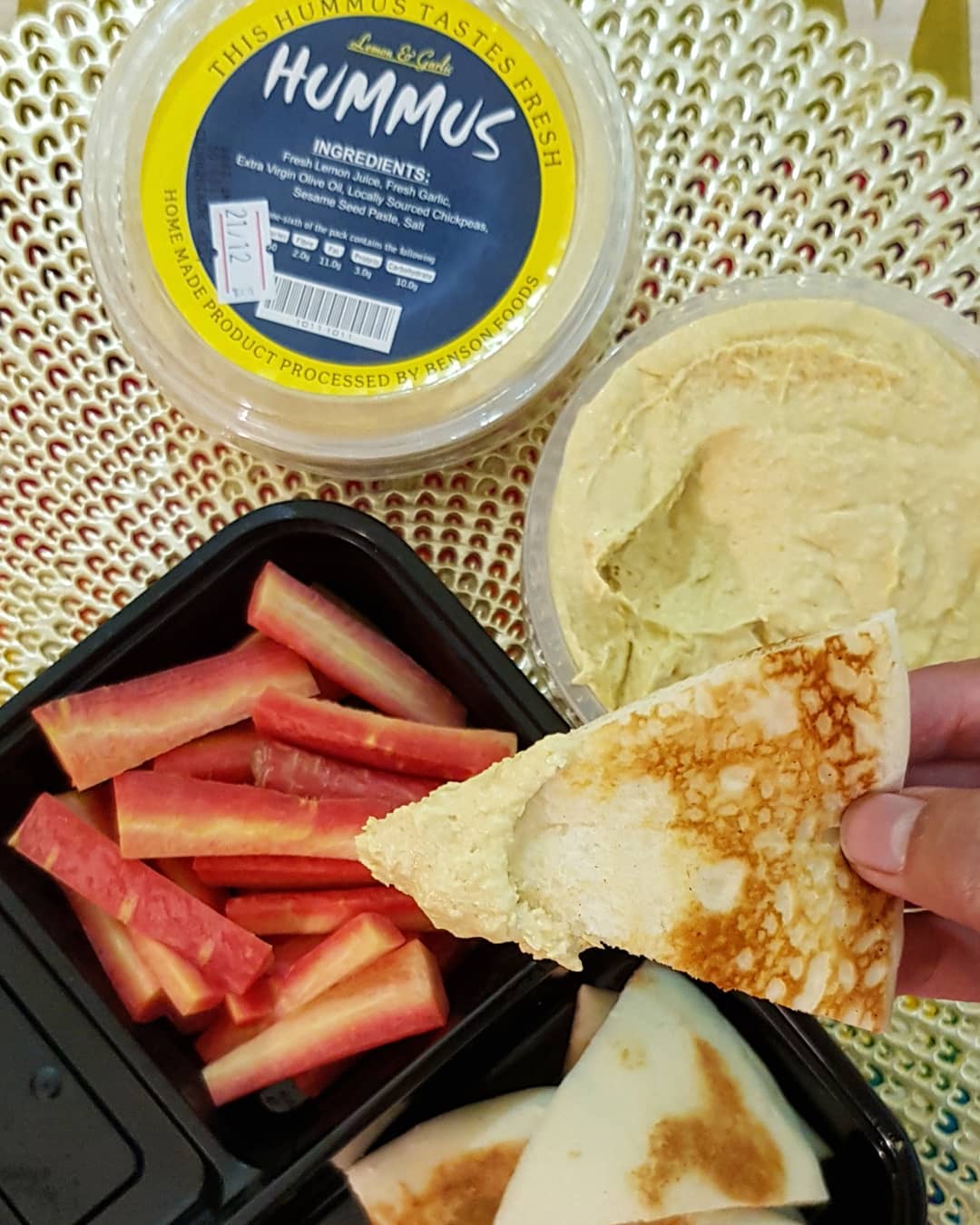 Foodsceneinislamabad - At BensonHummus Hummus container [PKR 150 ...