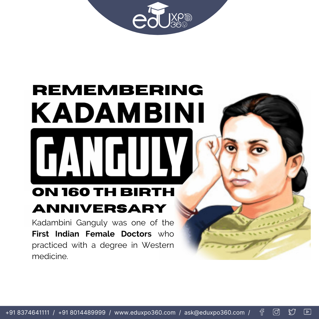 EduXpo360 - Remembering #KadambiniGanguly on her 160th... | Facebook