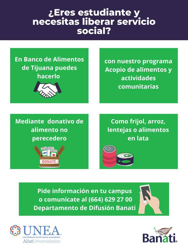 Banati A.C. - ¿Necesitas Liberar tu servicio social? Por... | Facebook