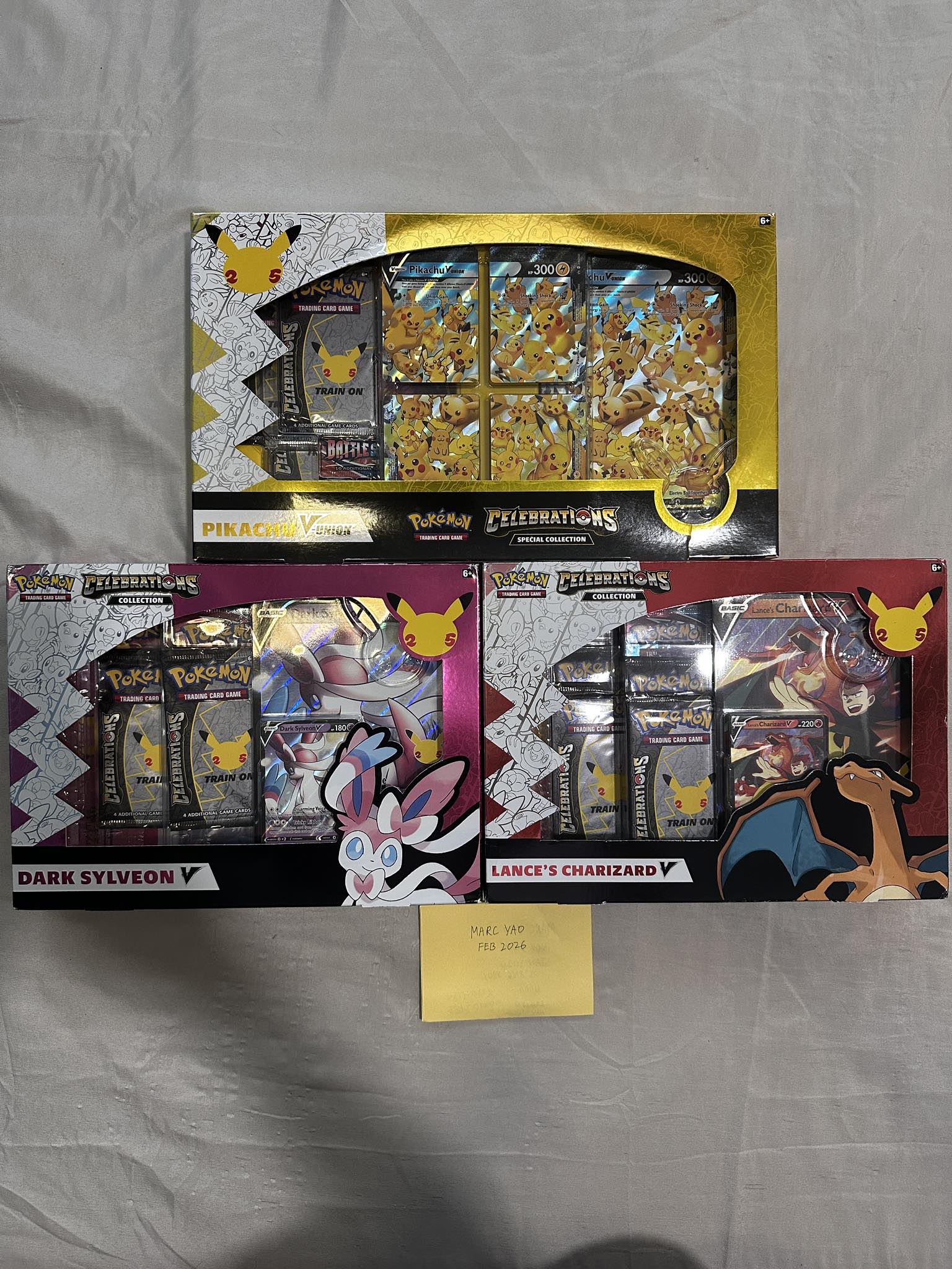 Pokemon 25th celebrations collection boxes for sale display picture 1