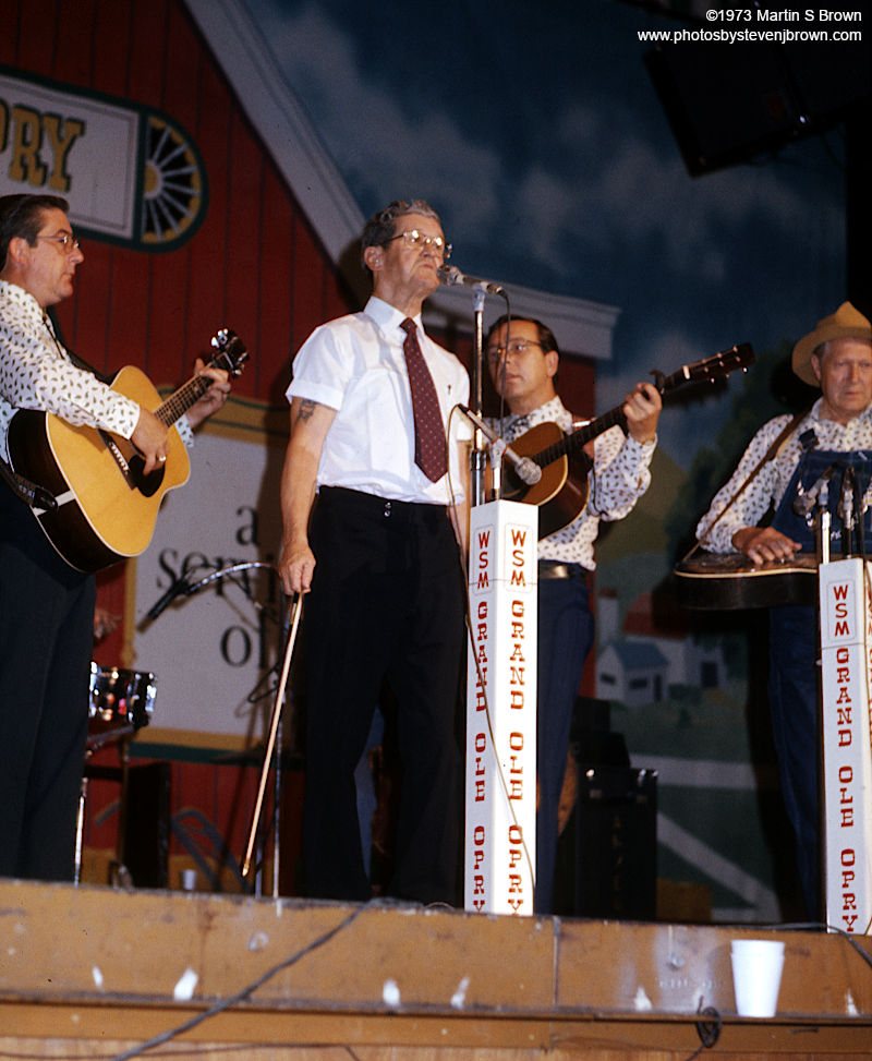 Roy Acuff | ROY ACUFF at the Ryman with Gene Martin, Charlie Collins ...