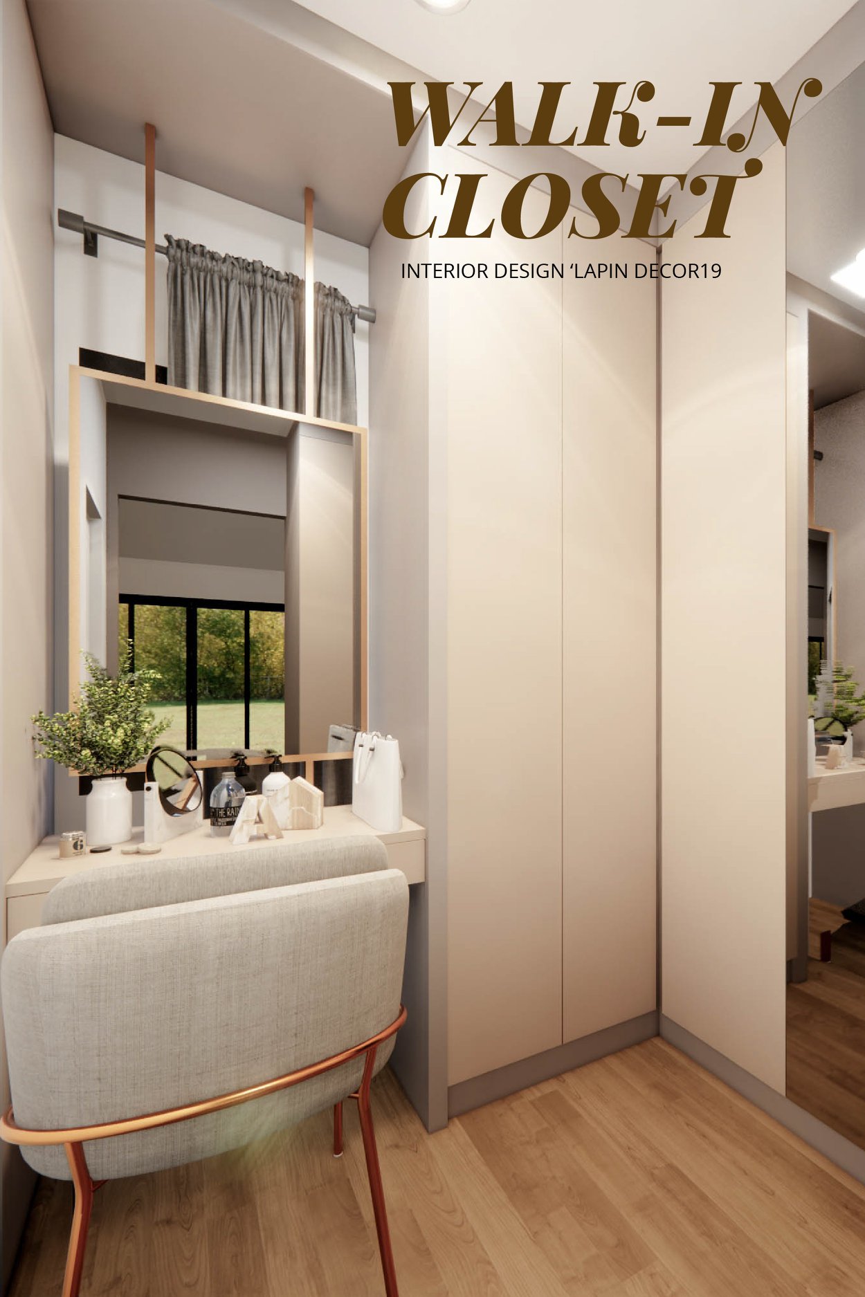 Walk-in closet... - Lapin decor รับออกแบบตกแต่งภายใน | Facebook