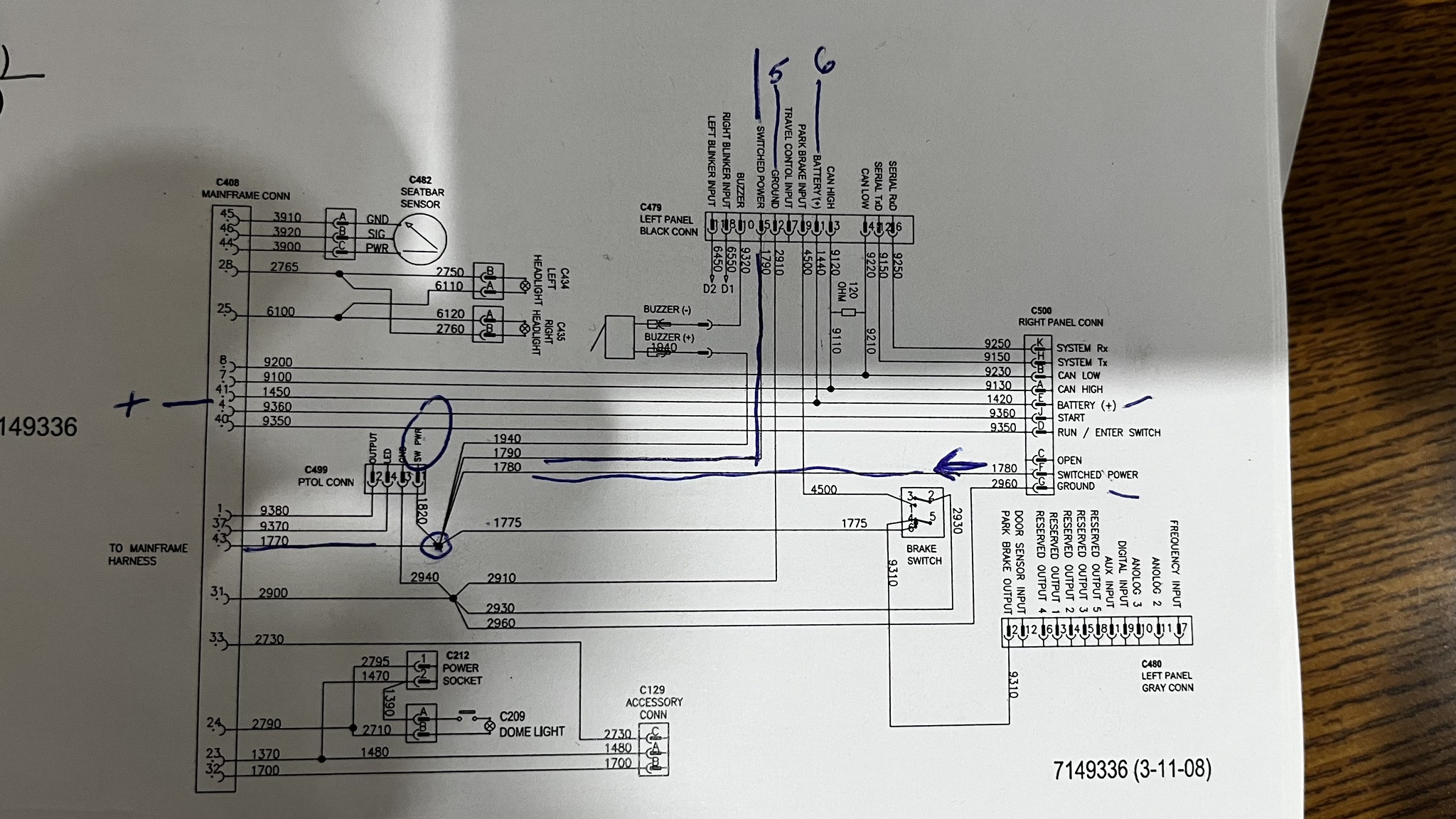 Diagram S300 Bobcat Wire Controls Diagram