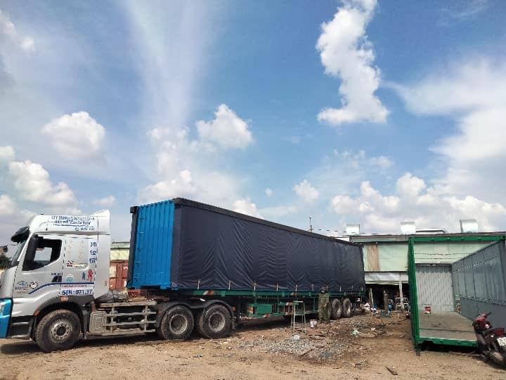 Vận chuyển siêu trường siêu trọng | Container mở bạt hông, chở pallet ...