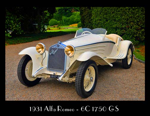 Fiche technique Alfa Romeo 6C 1750 Gran Sport Coupé Figoni (1933