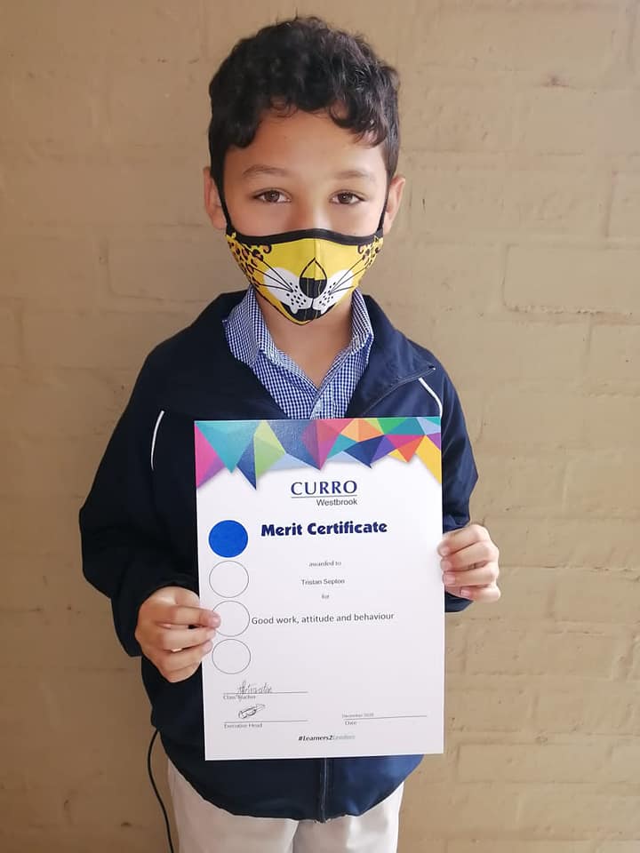 Curro Westbrook - Congratulations to the following Grade 2...