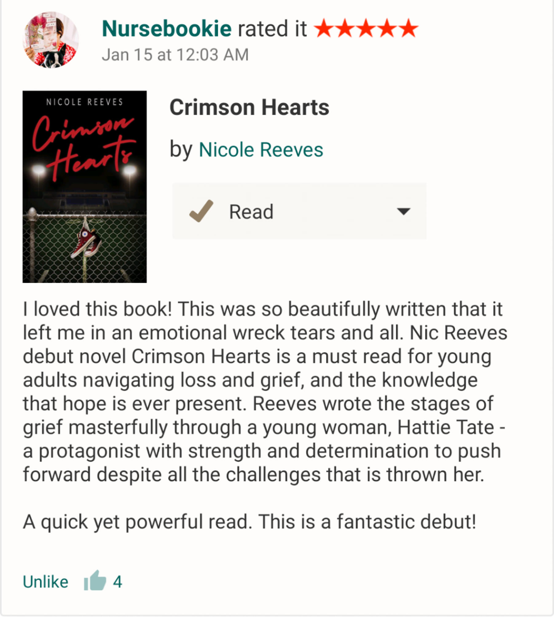 Author Nicole Reeves