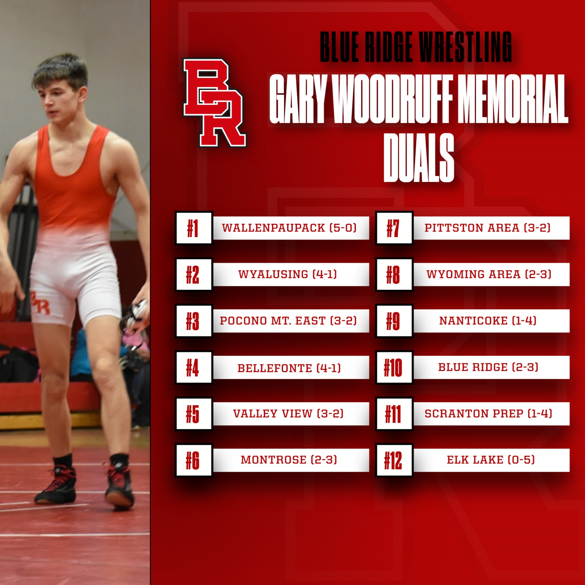 This weekend, Varsity Wrestling... - Blue Ridge Athletics