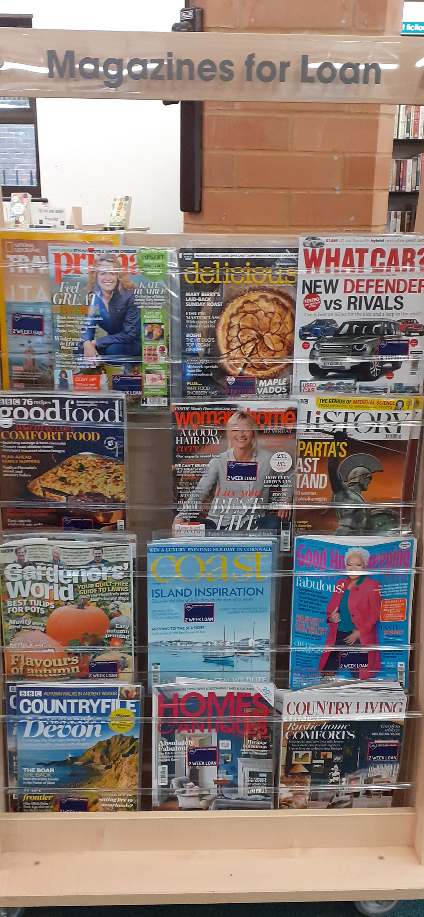 Bordon Library - The new batch of Magazines have arrived...