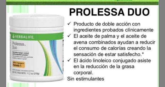 PROLESSA DUO HERBALIFE💚 Te... - Club Nutricion Herbalife DTB | Facebook