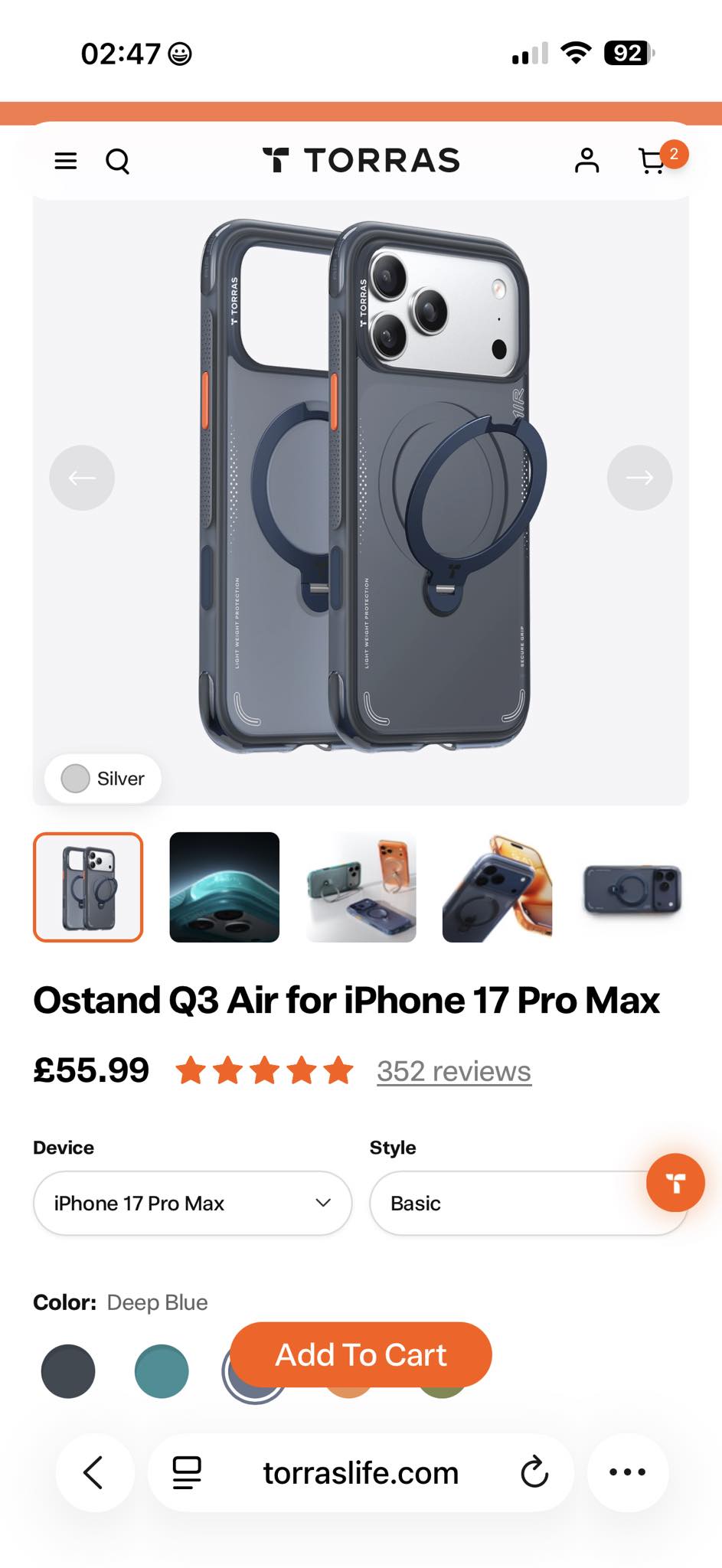 TORRAS x GAWX iPhone 17 Pro Max case review