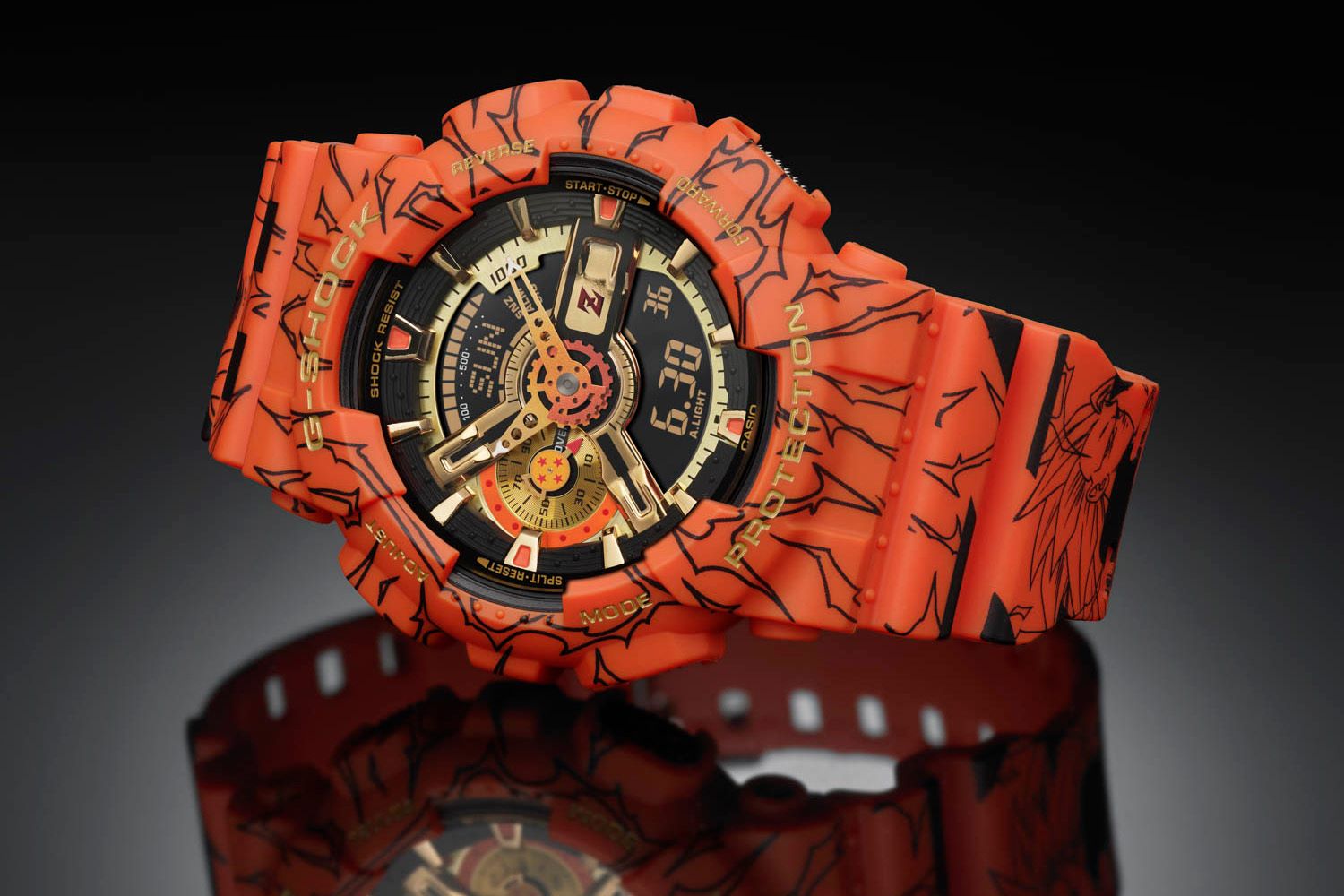 Time to go Super Saiyan. The G-SHOCK x DRAGON BALL Z collab is up