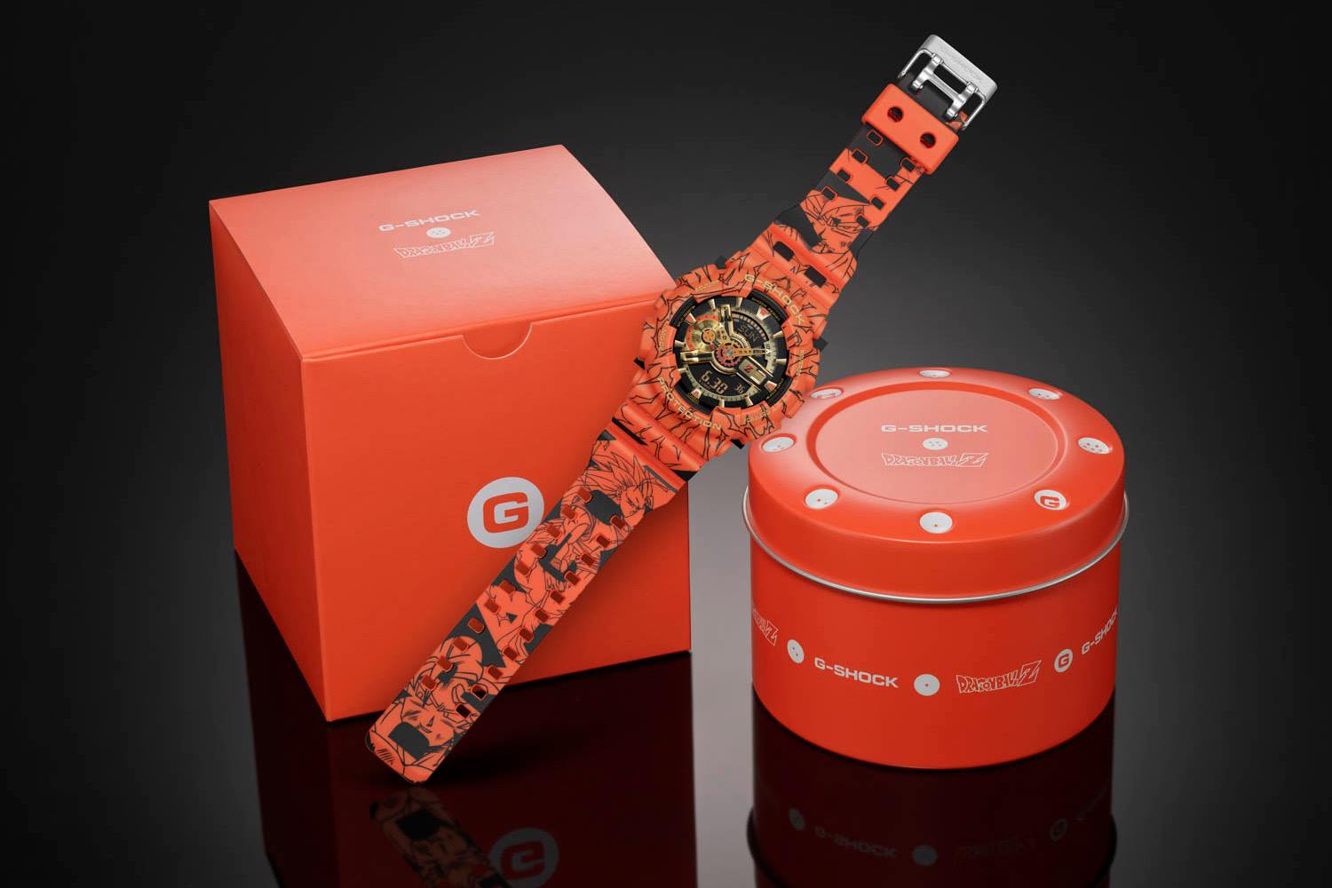 Time to go Super Saiyan. The G-SHOCK x DRAGON BALL Z collab is up