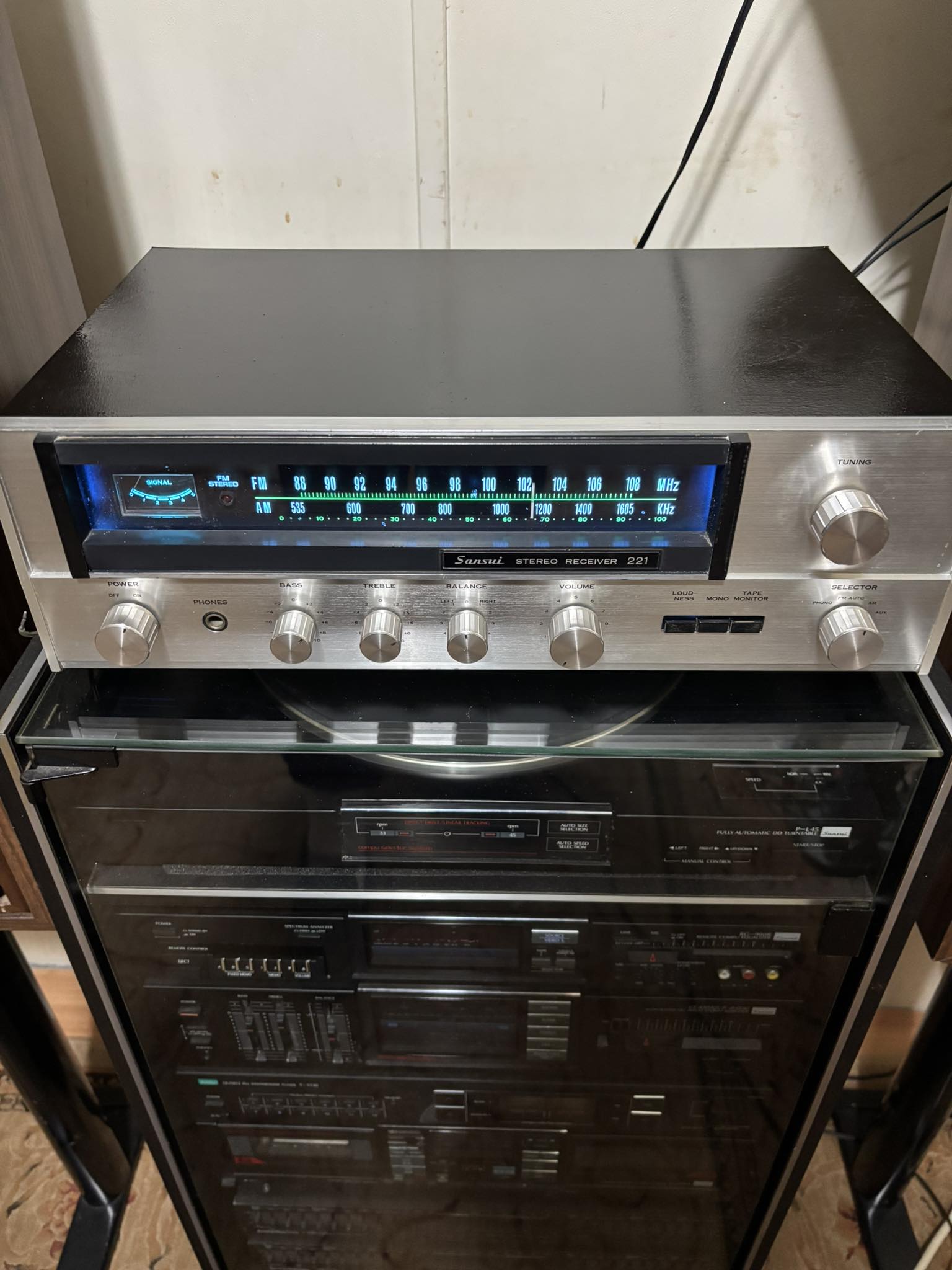 Here's a neat SANSUI SC-2110 I just refurbished 🤓