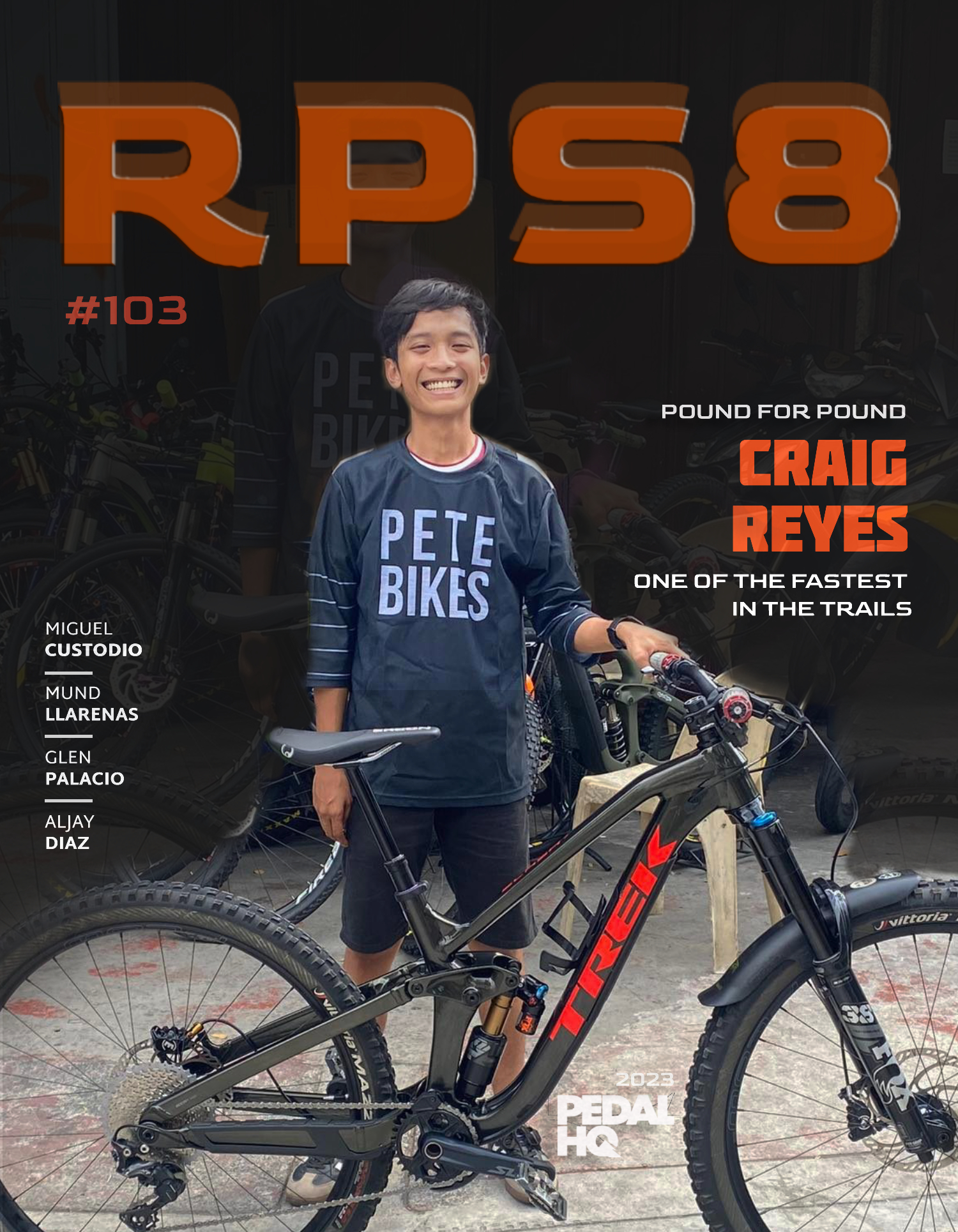 Pedal HQ - Rider Profile Series 8 #103 Craig Reyes Always smiling ...