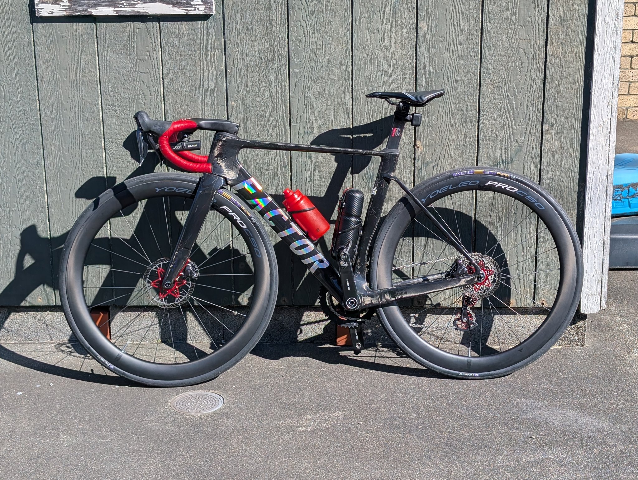 Factor Ostro VAM bike with lighter wheels weighs 7.0kg