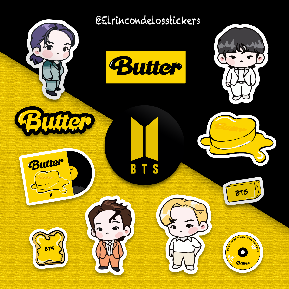 Pack de stickers 