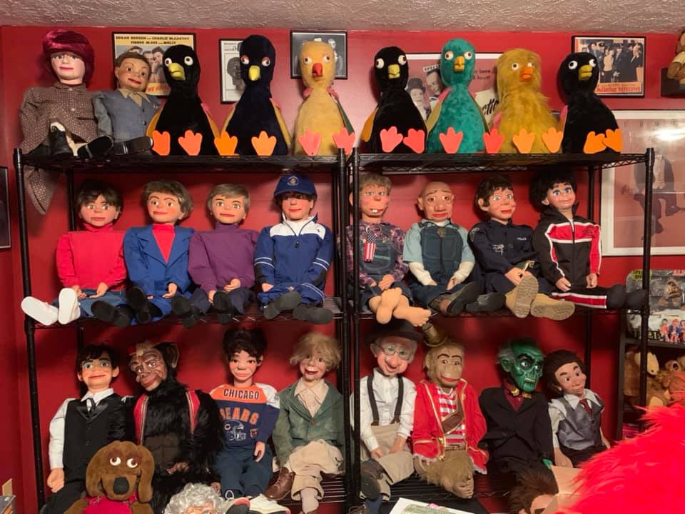 Ventriloquism collection from antique stores and auctions