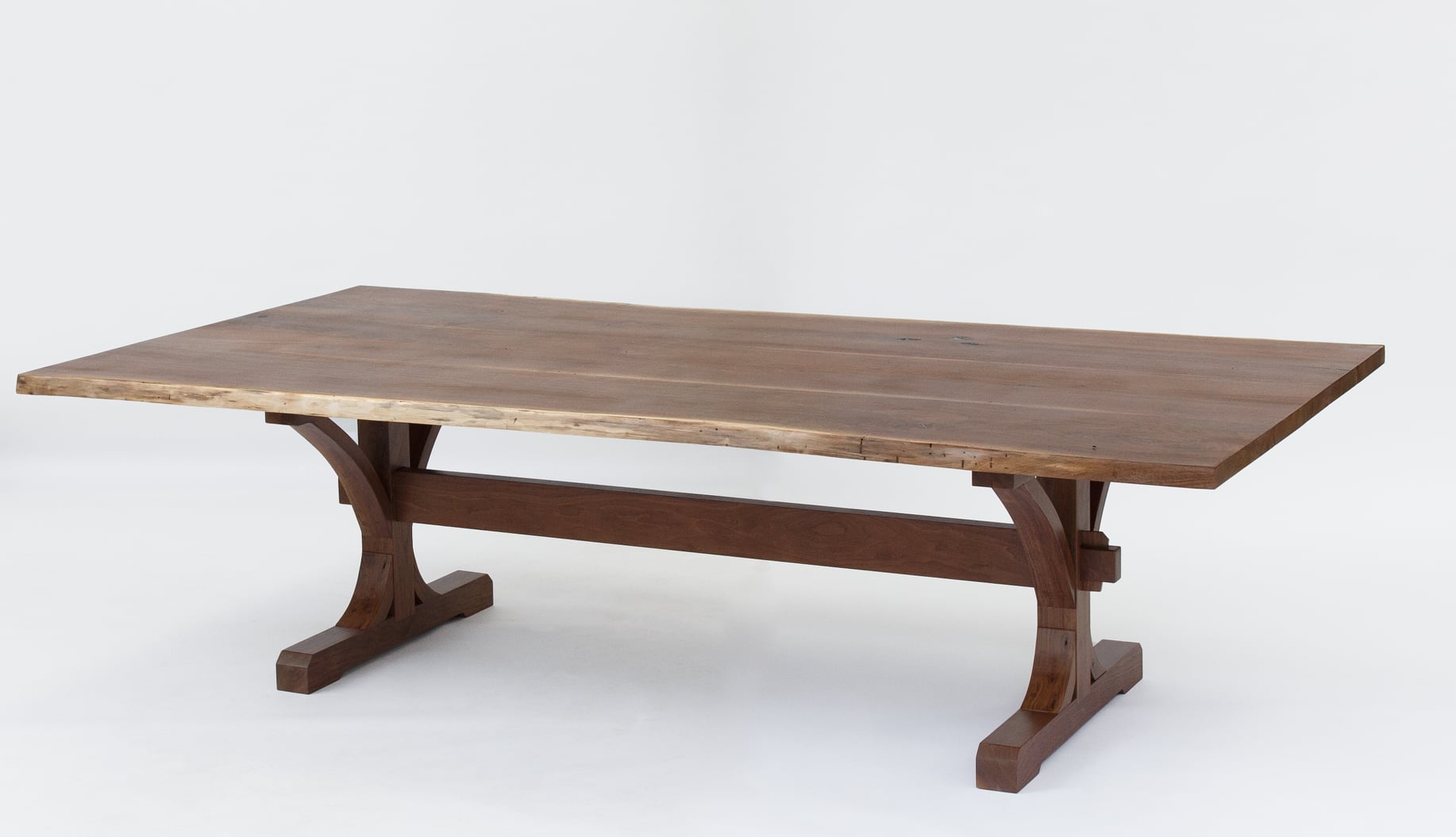 This is a walnut trestle table... - Heartwood Farm Tables LLC | Facebook