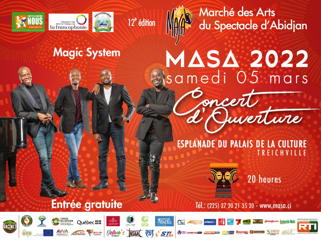 MASA - A'SALFO , Goudé, Tino et Manadja du groupe Magic System ...