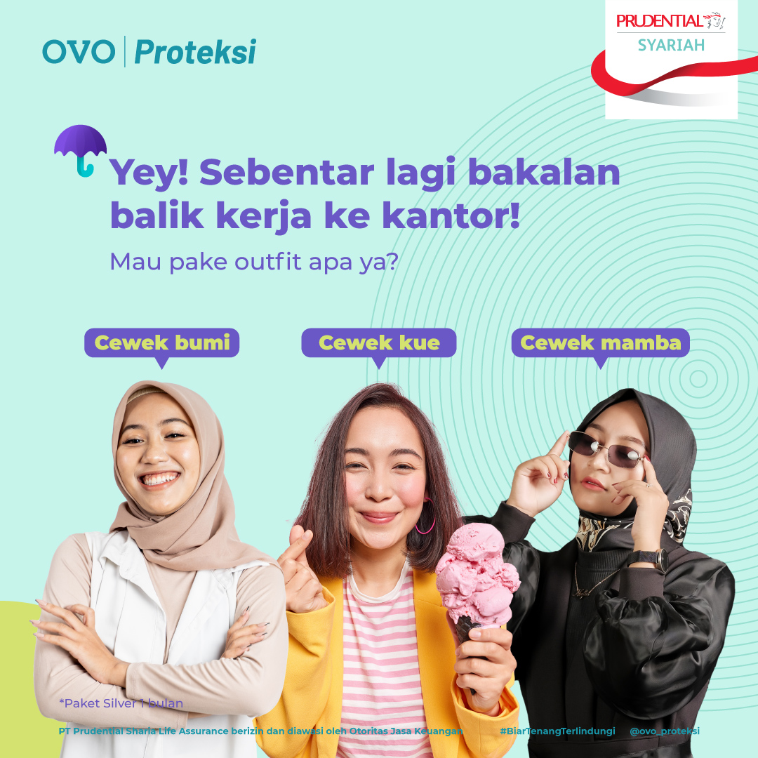 OVO - Cie yang baru balik kerja lagi ke kantor! Mau pake... | Facebook